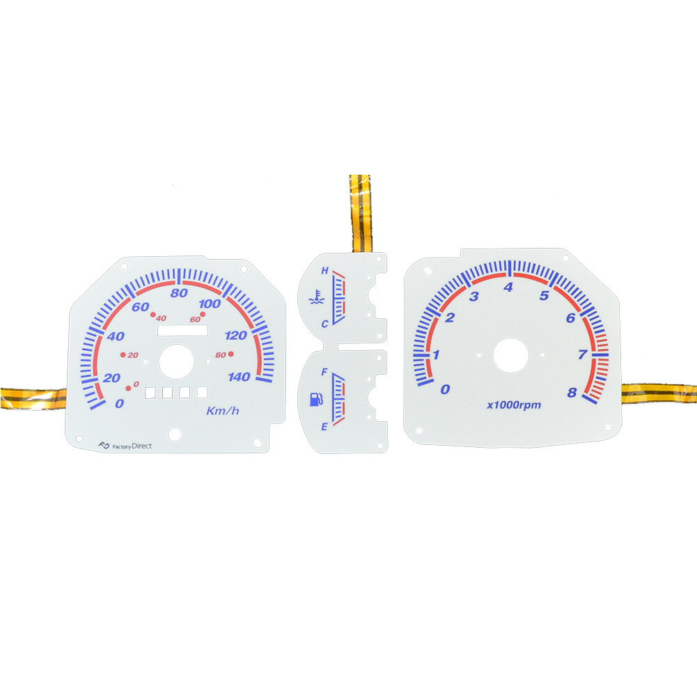 el-sz03wh ホワイトパネル Jimny ジムニー JA11V (1990-1995 H02-H07) SUZUKI スズキ ELスピードメーターパネル レーシングダッシュ製 (メーター パネル 車 ブラックパネル メータ elメーターパネル カーアクセサリー 車用品 アクセサリー)