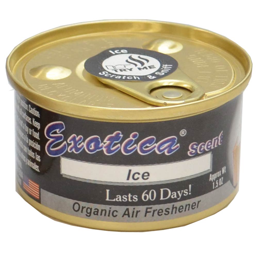 【期間限定 お試し価格】Exotica Freshener(エキゾチカフレッシュナー) ex-esc24-a1003-アイス(17212) EXOTICA エキゾチカ オーガニック香りの缶詰 エアフレッシュナー 芳香剤 香り調整ふた付(正規輸入品 エキゾチック 妖艶 すっきり クール フレグランス 香り)