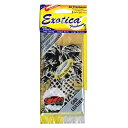 【期間限定 お試し価格】Exotica Freshener(エキゾチカフレッシュナー)ex-pt1-2206 カーレザー(10423)EXOTICA エキゾチカ ヤシの木型 エアフレッシュナー 芳香剤 吊り下げペーパータイプ(正規輸入品)(革のような香り 車 吊り下げ エアーフレッシュナー 車用芳香剤)