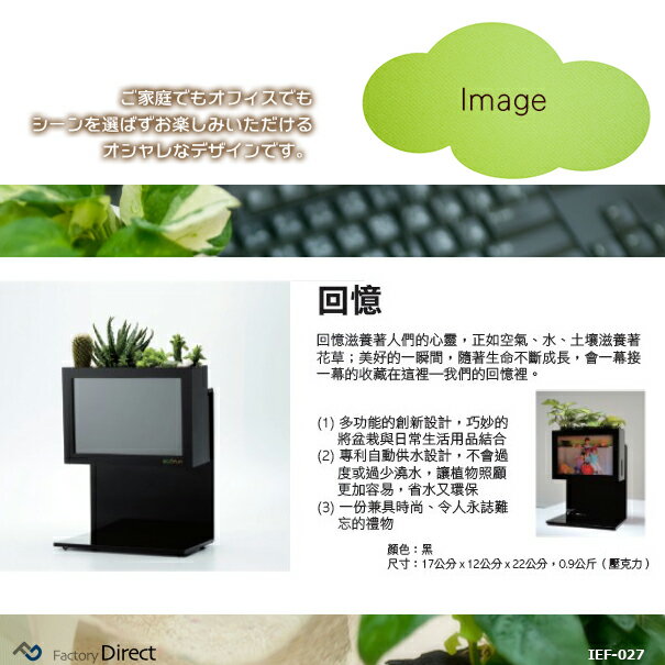 (最終在庫処分祭) IEF-027 (Memoryスタイル) スタイリッシュ花瓶スタンド NEWライフスタイル 熟練した職人の手作り品 (フォトフレーム内蔵 ブラック 黒 写真いれ 花瓶 インテリア シンプル 観葉植物 水耕栽培 多肉植物 運気アップ)