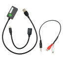 in-fau01 AUX から USB Audio Adapter FAU01 USB-C 変換アダプター ( インターフェース 車パーツ USBアダプター ケーブル オーディオ)