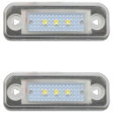 ll-bz-m01 Ver.2 Cクラス S203 ワゴン(2001-2007)LED ナンバー灯 LED ライセンス ランプ Mercedes Benz メルセデス ベンツ(カスタム パーツ アクセサリー ライセンスランプ ナンバープレート ナンバー ナンバーライト カーパーツ 車用品)