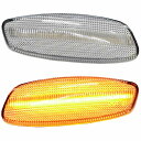 ll-pe-smc-cr56 クリアーレンズ (シーケンシャル点灯) Citroen シトロエン DS3 (2009-2019 H21-H31) LEDサイドマーカー (流れる カスタム パーツ 車 LED サイドマーカー ランプ ledウインカー 外装)