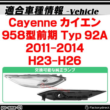 ll-po-sma-cr01 クリアレンズ LED デイライト & サイドマーカー Porsche ポルシェ Cayenne カイエン 958型(2011-2015)ウインカーランプ(ポルシェ LED DRL デイライト カイエン LEDウインカー カスタムパーツ カスタム 車用 車用品 パーツ)