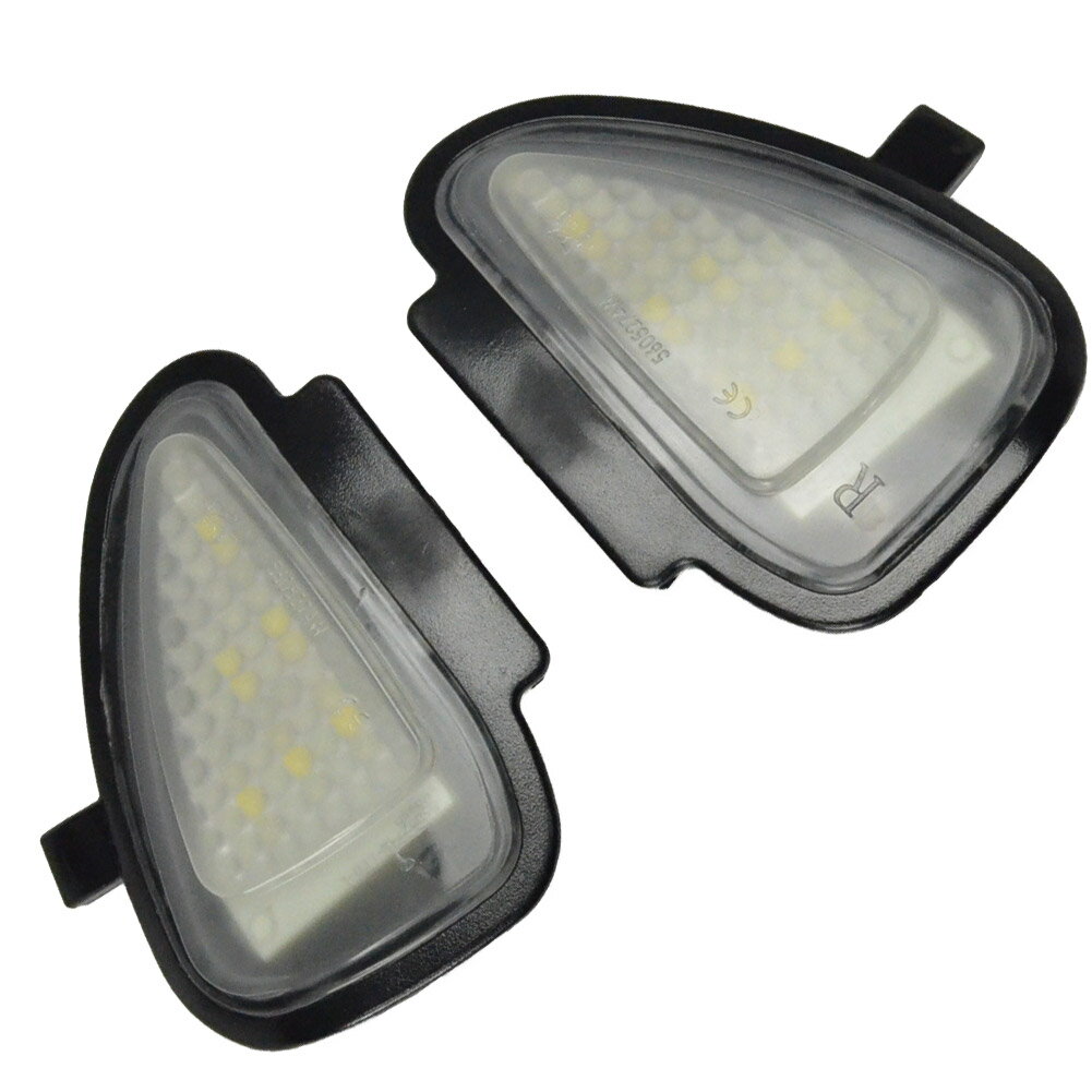 ll-vw-smb01 Golf Mk6 ゴルフ6 A6 (Typ 5K 2009-2013 H21-H25 ※ヴァリアント不可) LEDウェルカム・サラウンドライト VW フォルクスワーゲン レーシングダッシュ製 （LED LEDドアミラーライト 外装パーツ ドアミラー)