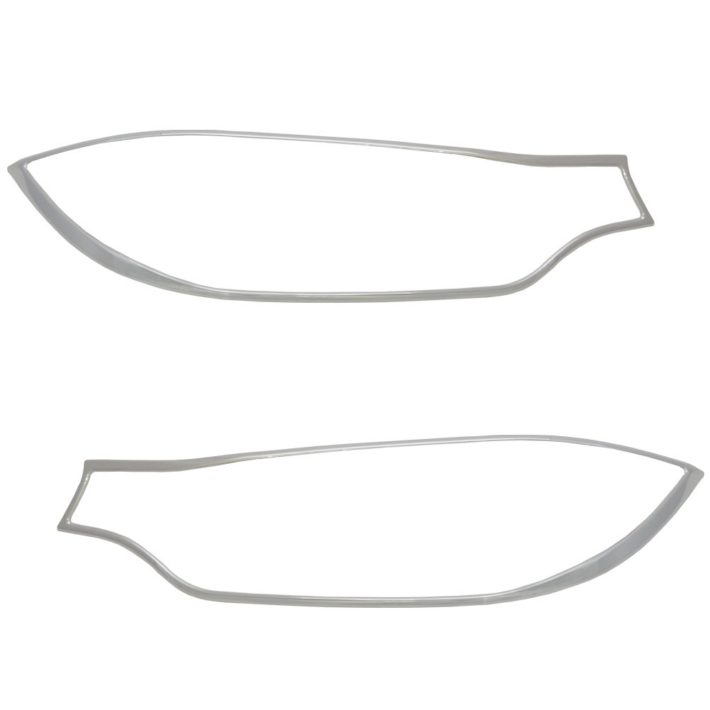 Rakuten - ri-bw150-01a ヘッドライト用 BMW 4シリーズ F32 F33 F36 GC クロームメッキトリム ガーニッシュカバー ( カスタム パーツ 車 アクセサリー カスタムパーツ メッキ ヘッド ライト メッキパーツ ヘッドライトカバー 車用品 クロームメッキ )