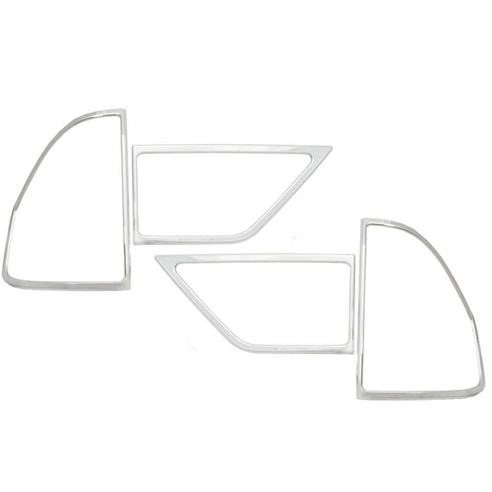 ri-bw600-02 テールライト用 BMW X3 E83(前期後期 2003-2010 H15-H22) クロームメッキランプトリム ガーニッシュ カバー ( テールランプ カーアイテム ドレスアップ 外装 メッキリング カスタム テール )