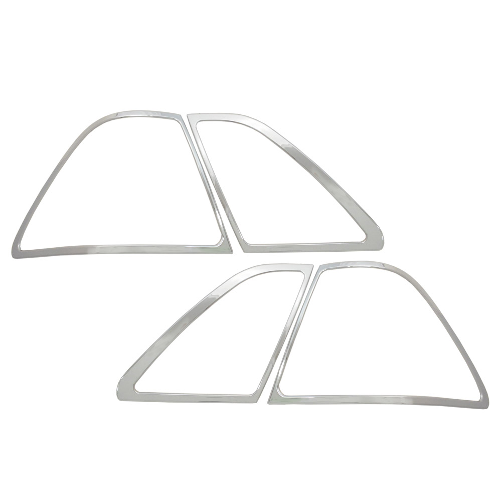 ri-ls401-02b テールライト用 LEXUS レクサスLS430 (30系前期 2000.08-2003.07 H12.08-H15.07) TOYOTA トヨタ クロームメッキトリム ガーニッシュ カバー ( テールランプ 車用品 ライト カーパーツ ドレスアップ カスタムパーツ 外装パーツ アクセサリー クロムメッキ )