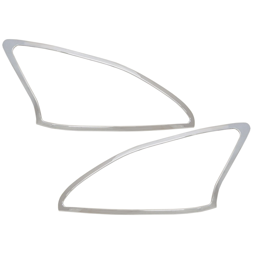 ri-ls601-01 ヘッドライト用 RX330 Harrier ハリアー (XU30系 H15.02-H24.07 2003.02-2012.07) Lexus レクサス Toyota トヨタ クロームメッキ ガーニッシュ カバー ( 外装パーツ 車用品 カスタム ドレスアップ エクステリア カーパーツ クロムメッキ トリム カー用品 )