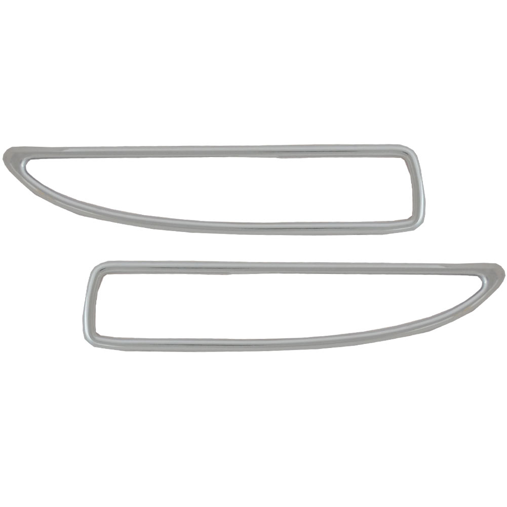 【DM便発送可】ri-mz410-14b リアリフレクター用 Demio デミオ (DY系前期中期 H14.08-H17.04 2002.08-2005.04) MAZDA マツダ クロームメッキトリム ガーニッシュ カバー (車用品 ドレスアップ 外装 エクステリア カスタムパーツ アクセサリー メッキパーツ)