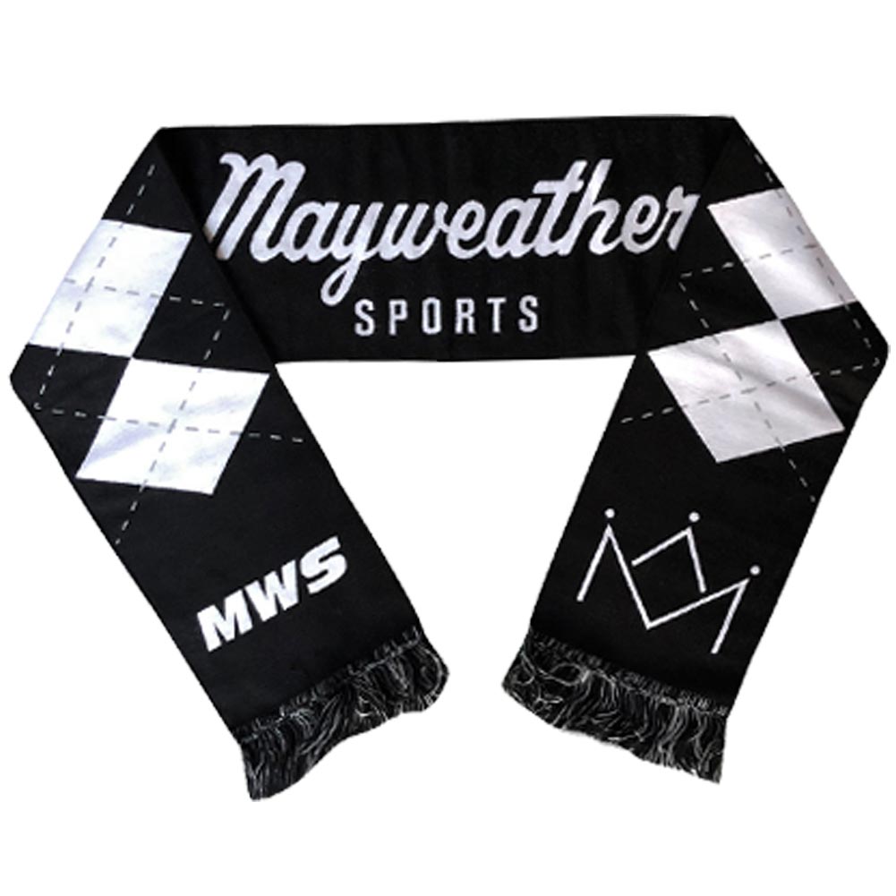 マフラー メンズ（5000円程度） may-ac002bk マフラー スカーフ (ブラックカラー ダイアモンド) MAYWEATHER SPORTS( フロイド・メイウェザー money メイウェザー グッズ ボクシング the team メンズ レディース スポーツ ボクシング用品 ファッション おしゃれ tmt TMT )