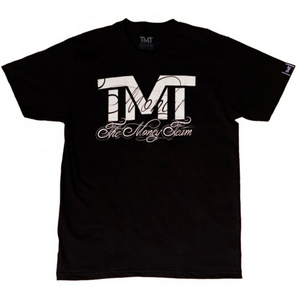 tmt-ms05-2kw ザ マネーチーム Tシャツ RINGSIDE 黒ベース×白ロゴ フロイド メイウェザー ボクシング メンズ ブラック プリント THE MONEY TEAM TMT ( おしゃれ 格闘技 スポーツ ブランド ティーシャツ 半袖 アメカジ 大きいサイズ )