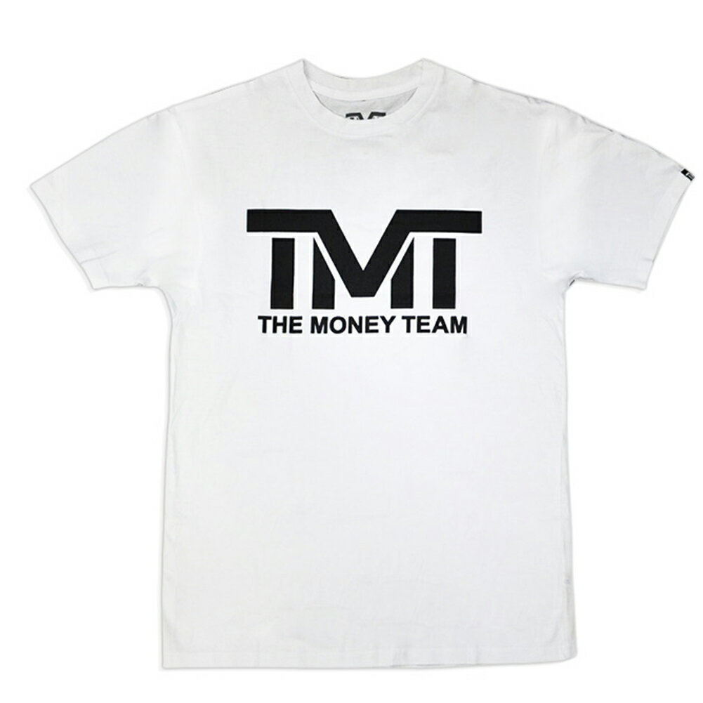 楽天ファクトリーダイレクトJAPANtmt-ms104-2wk THE MONEY TEAM ザ・マネーチーム TMT CLASSIC 白ベース×黒 フロイド・メイウェザー ボクシング 男性 メンズ ホワイト プリント アメリカ 国旗 TMT WBC WBA（ かっこいい ティシャツ ティーシャツ 半袖 ）