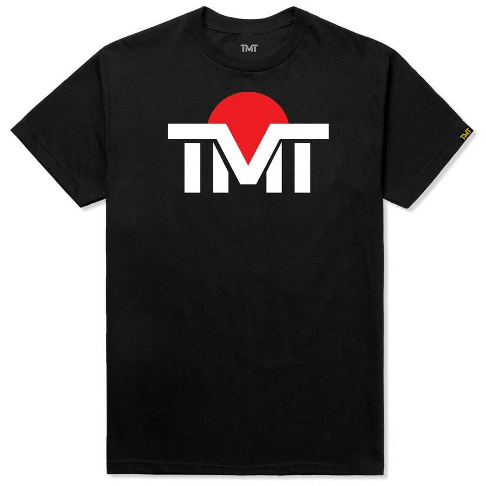 tmt-ms121-2kc ザ マネーチーム TシャツTMT JAPAN 黒ベース×白ロゴ フロイド メイウェザー ボクシング 男性 メンズ ブラック プリント アメリカ 国旗 THE MONEY TEAM TMT WBC WBA( グッズ かっこいい ティーシャツ 格闘技 )