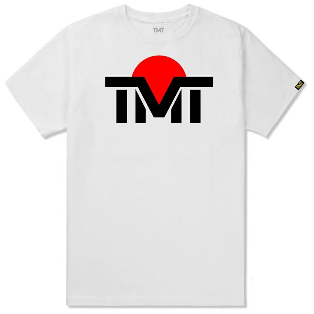 tmt-ms121-2wc ザ マネーチーム TシャツTMT JAPNA 白ベース×黒ロゴ フロイド メイウェザー ボクシング 男性 メンズ ブラック プリント アメリカ 国旗 THE MONEY TEAM TMT WBC WBA( グッズ かっこいい ティーシャツ 格闘技 )