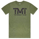 tmt-ms123-2ak ザ マネーチーム Tシャツ GRUNGE カーキベース×黒ロゴ フロイド メイウェザー ボクシング メンズ プリント アメリカ THE MONEY TEAM TMT( おしゃれ スポーツ ブランド ティーシャツ トップス カットソー カジュアル )