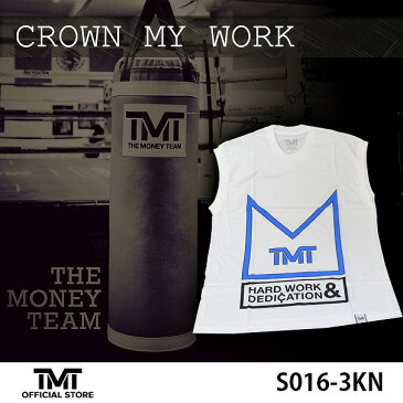tmt-s016-3kn THE MONEY TEAM ザ・マネーチーム CROWN MY WORK タンクトップ 白 (フロイド・メイウェザー・ジュニア ボクシング Floyd Mayweather WBA WBC 賞金王)(メンズ ブラック シャツ 通販 楽天)