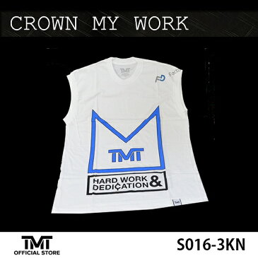 tmt-s016-3kn THE MONEY TEAM ザ・マネーチーム CROWN MY WORK タンクトップ 白 (フロイド・メイウェザー・ジュニア ボクシング Floyd Mayweather WBA WBC 賞金王)(メンズ ブラック シャツ 通販 楽天)