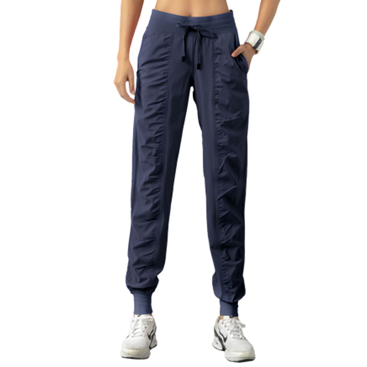 楽天市場】ジョガーパンツ レディース（カラーネイビー）の通販