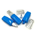 3個セット-12ml 修正ペン空ボトル容器-Mini sky blue- Metal tip marker (修正液/空容器) Correction pen Empty bottle