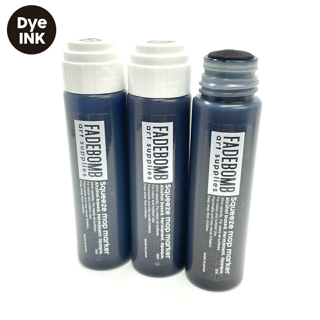 FADEBOMBSqueezemopmarkerS06DB-DyeBlackޡ