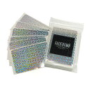 【ラベル50枚】FADEBOMB Grid hologram eggshell sticker /ホログラム エッグシェルステッカー(90mmx60mm) 【メール便OK】