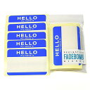 【単色50枚セット】FADEBOMB-HELLO Name Badge Label 【HELLO my name is】名札ラベル宛名シール【メール便OK】