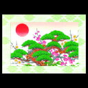 メッセージカード ホワイトデー 母の日 父の日 花 ギフト こどもの日 端午の節句 名刺サイズ ミニ カード 和風 紅白梅松 封筒付 新生活 卒業式 入学式 ポ...