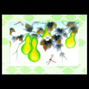 メッセージカード ホワイトデー 母の日 父の日 花 ギフト こどもの日 端午の節句 名刺サイズ ミニ カード 和風 ひょうたん 封筒付 新生活 卒業式 入学式 ...