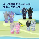 スキーグローブ 子供 キッズ 手袋 防水 防寒 スノー手袋 てぶくろ 子ども 冬 スキーミトン【5層断熱素材/撥水防水加工/防風保温/滑り止め/耐磨耗/裏起毛/...