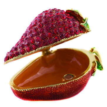 gosh garnet いちご/ジュエリーボックス/トリンケットボックス/プチギフト/プレゼント/真っ赤なキラキラストーン/artform