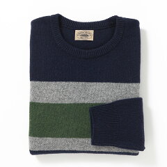 Regimental Stripe Sweater 795050212: Navy Blue Regimental Stripe Sweater 795050212: Navy Blue