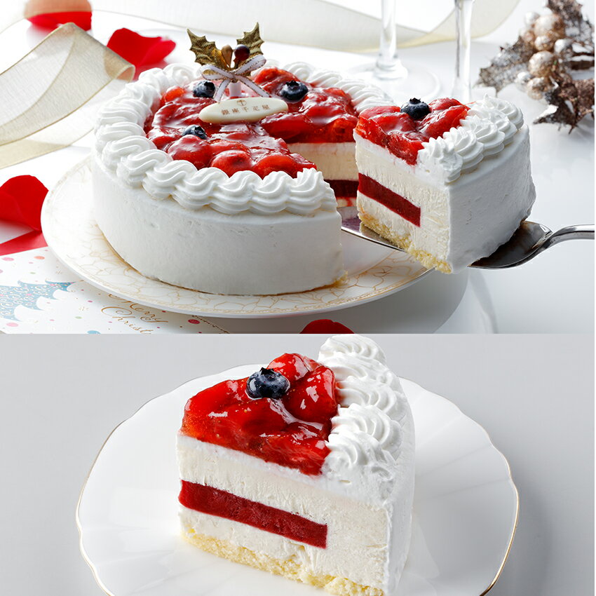 クリスマスケーキ 予約 2024 先行予約販売 「銀座千疋屋」 ベリーのレアチーズケーキ 直径15cm 5号 ケーキ デザート レアチーズケーキ チーズケーキ