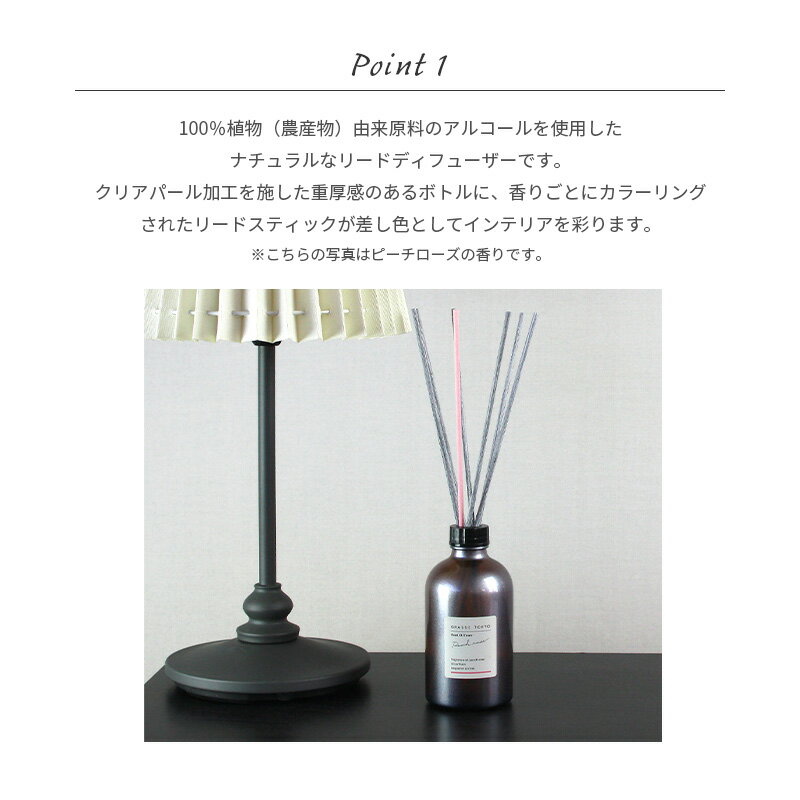 GRASSE TOKYO(グラーストウキョウ) リードディフューザー Vanilla infusion(バニラインフュージョン) 2