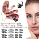 3Dつけまつげ 磁気 磁石 接着剤なし 長持ち 送料無料 つけまつ毛 つけま 3Dつけまつげ 磁気 磁石 ナチュラル 磁石 繰り返し使え 磁気