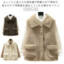 厚手 レディース トップス 冬 襟付き ポケット付き ボア 前開き コート 秋 ベスト ノースリーブ スナップボタン 羽織り アウター ファッション シープボア...