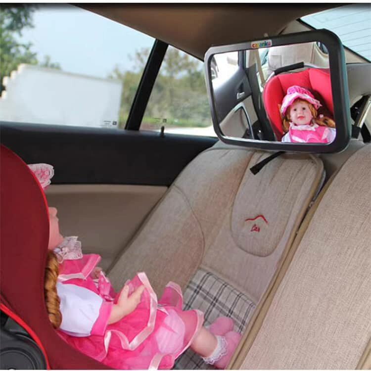 ベビー 車 車用ベビーミラー 子供 車内ミラー 補助ミラー 赤ちゃん ベビーミラー 後部座席ミラー 後部座席 ルームミラー インサイトミラー 車内 ミラー 車用ベビーミラー 角度調整 アクリル鏡面 割れない 3