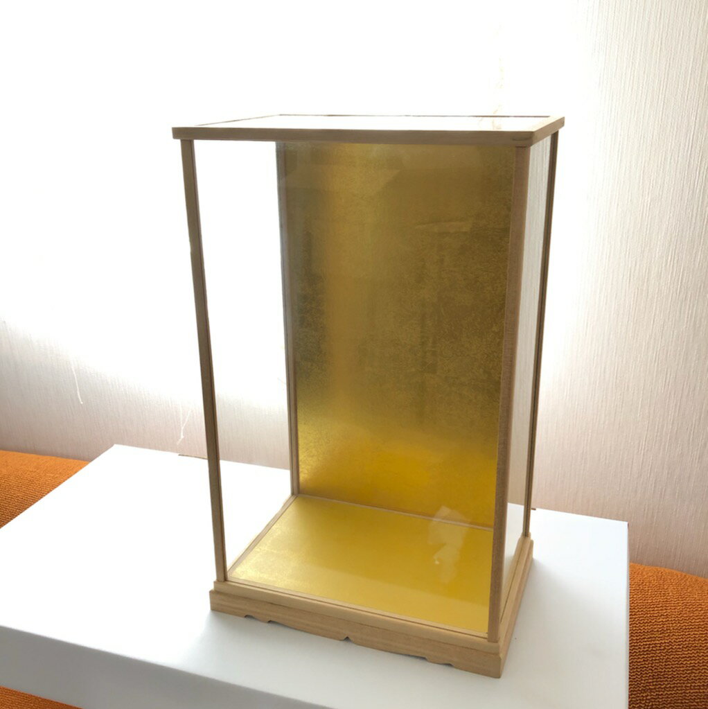 天板取り外し式 ガラスケース Glasscase3おもちゃ 日本人形 フランス人形 Glasscase3 コレクションケースのお店 背面金張り 幅250mm 奥行160mm 高さ400mm 人形ケース 人形ケース ラスト一つ 特別価格で販売中 ガラスケース完成品