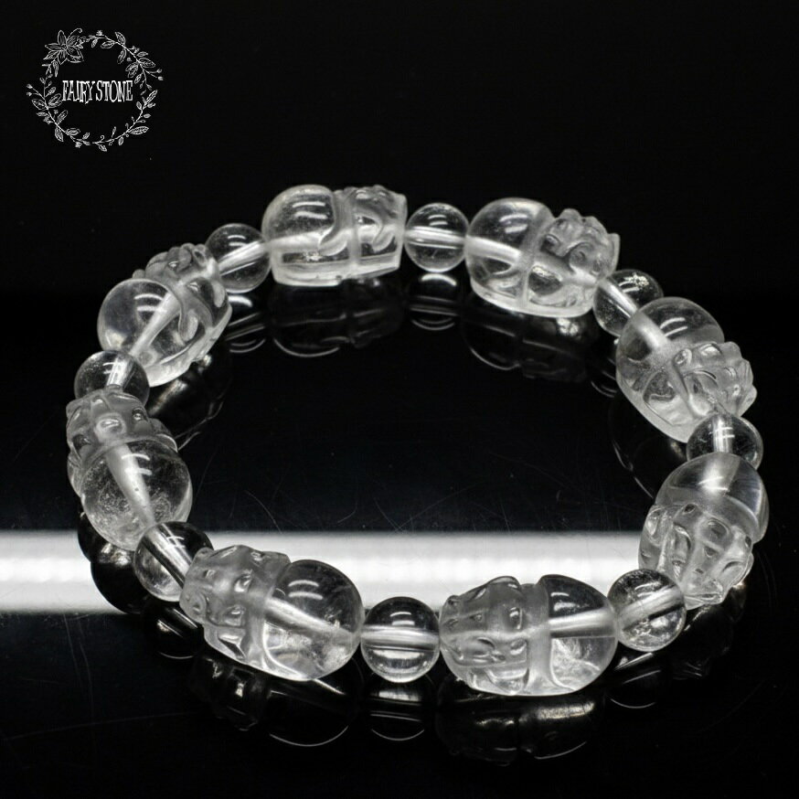 パワーストーン ブレスレット 天然石 貔貅 ヒキュウ 水晶 プレゼント アクセサリー 女性 男性 ハンドメイド ギフト 運気 幸運 オリジナル メンズ レディー...