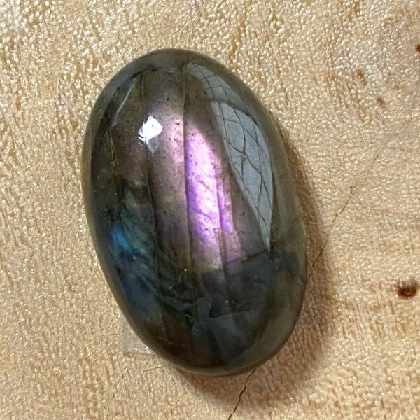 ピンクラブラドライト ルース 1点物 天然石 パワーストーン No14448 ハンドメイド 素材 ばら売り