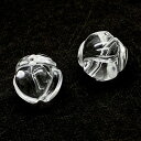 パワーストーン 天然石 フォーハート彫刻 水晶 10mm 1個 ばら売り 1粒販売 素材 パーツ ギフト プレゼント 男性 女性 ハンドメイド 運気 幸運 オリ...