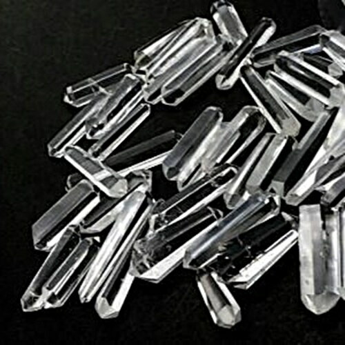 パワーストーン 天然石 水晶 ダブルポイント 30グラム 1セット ハンドメイド 素材 グラム売り プレゼント アクセサリー 女性 男性 ハンドメイド ギフト ...