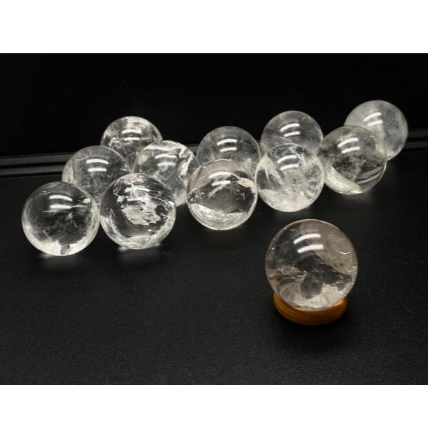 パワーストーン 天然石 水晶 スフィア 丸玉 30mm 1個 または 2個 ばら売り 1玉販売 素材 パーツ ギフト プレゼント 男性 女性 ハンドメイド 運気...