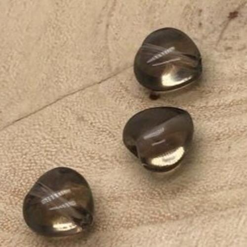 パワーストーン 天然石 スモーキークォーツ ハート型 6個 セット玉売り ばら売り 素材 パーツ ギフト プレゼント 男性 女性 ハンドメイド 運気 幸運 オリ...