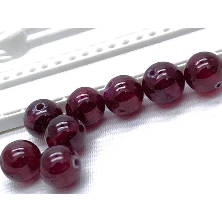 パワーストーン 天然石 ルビー 8mm 口答鑑別済 高品質 1個 1玉販売 ばら売り 素材 パーツ ギフト プレゼント 男性 女性 ハンドメイド 運気 幸運 オ...