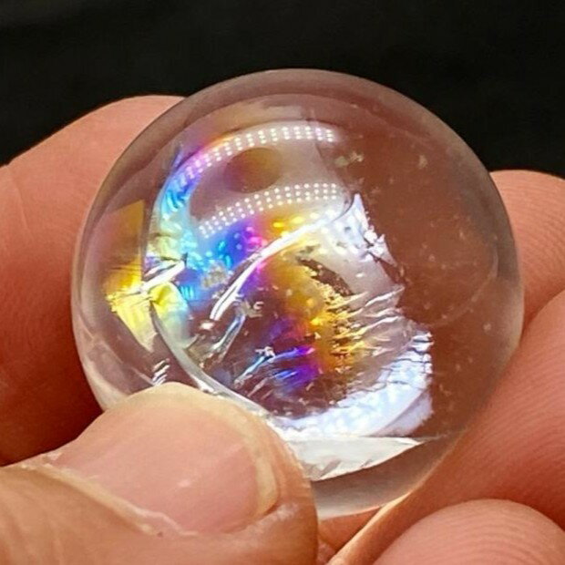 パワーストーン 天然石 アイリスクォーツ スフィア 丸玉 22mm 1個 ばら売り 1点物 高品質 No.14179 素材 パーツ ギフト プレゼント 男性 女...