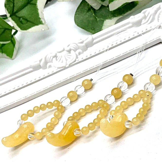 パワーストーン 天然石 ストラップ アラゴナイト 勾玉 ハンドメイド アクセサリー 雑貨 ギフト プレゼント 男性 女性 運気 幸運 オリジナル メンズ レディ...