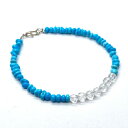 パワーストーン ブレスレット 天然石 スリーピングビューティーターコイズ SV925 ワイヤー アクセサリー プレゼント 女性 男性 ギフト 運気 幸運 オリジ...