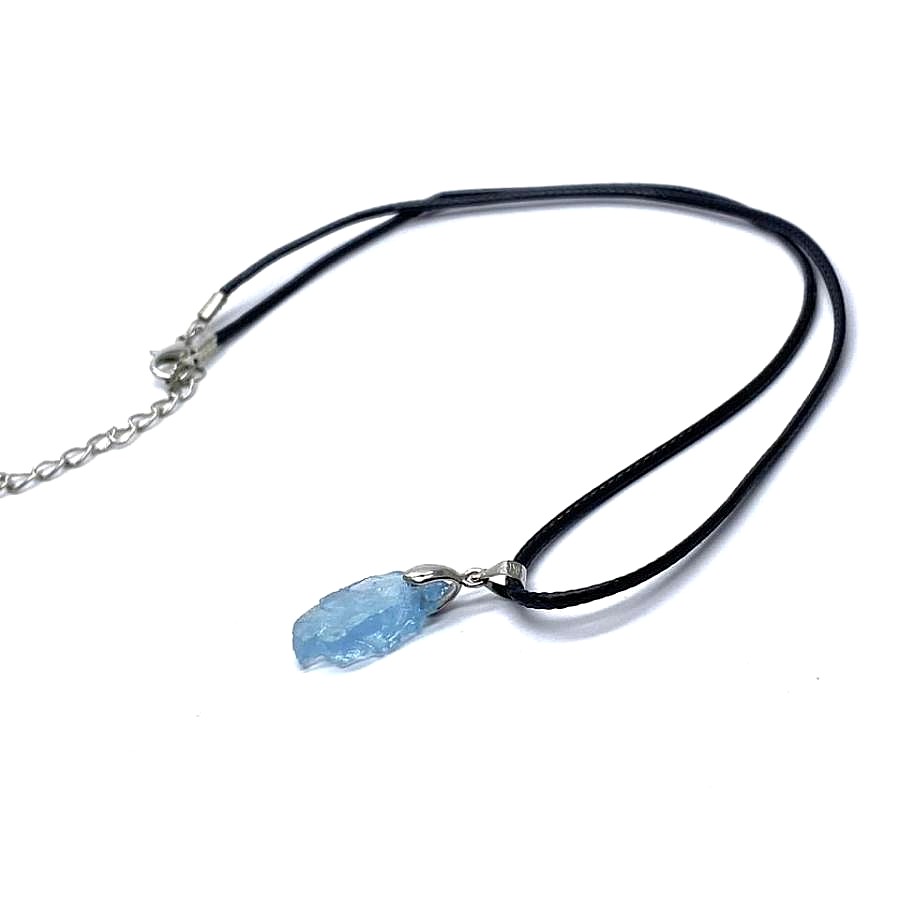 アクアマリンネックレスパワーストー...