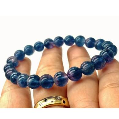パワーストーン ブレスレット 天然石 バイカラーフローライト ブルー パープル 8mm ハンドメイド アクセサリー プレゼント 女性 男性 ギフト 運気 幸運 ...